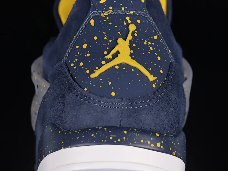All categories Air Jordan Jordan series basketball shoes Air Jordan 4 Air Jordan 4 Retro AJ4 Joe 4 blue customized basketball shoes AJ4-1036660